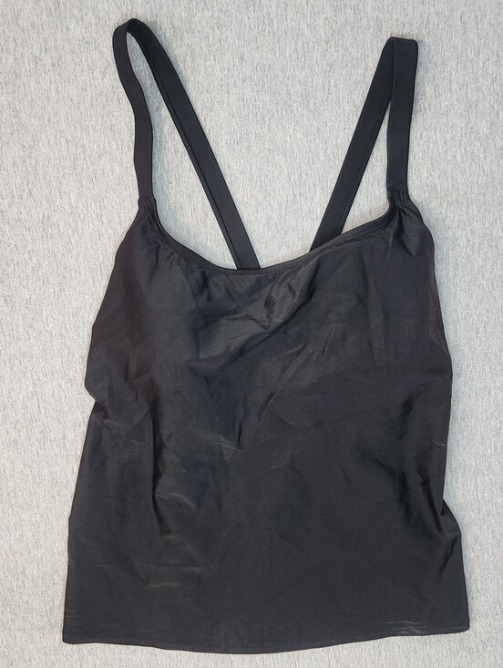 Shade & Shore Other - Shade & Shore Women’s Crossback Tankini Top – Black (Size XL)